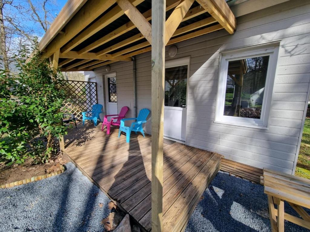 Les Chalets De Saumur, Piscine & Parc Boise, 100M Du Cadrenoir Esterno foto