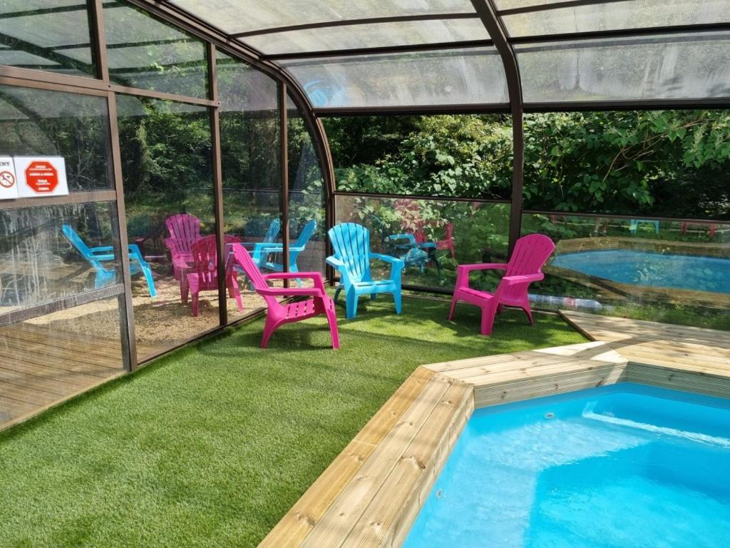 Les Chalets De Saumur, Piscine & Parc Boise, 100M Du Cadrenoir Esterno foto