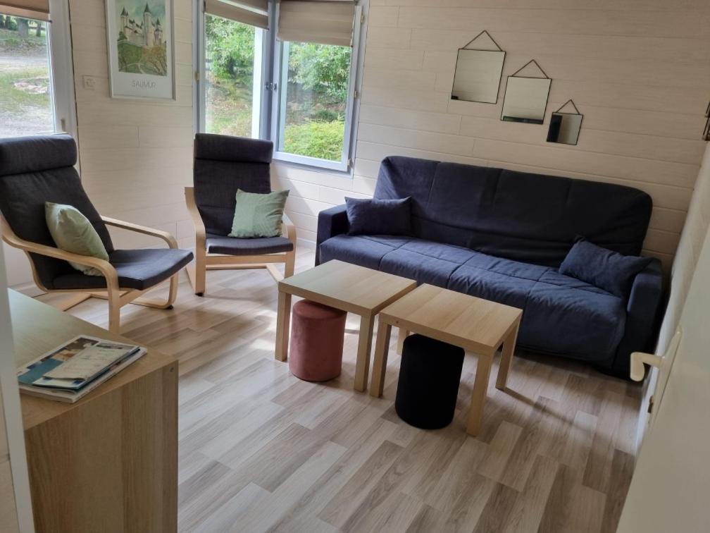 Les Chalets De Saumur, Piscine & Parc Boise, 100M Du Cadrenoir Esterno foto